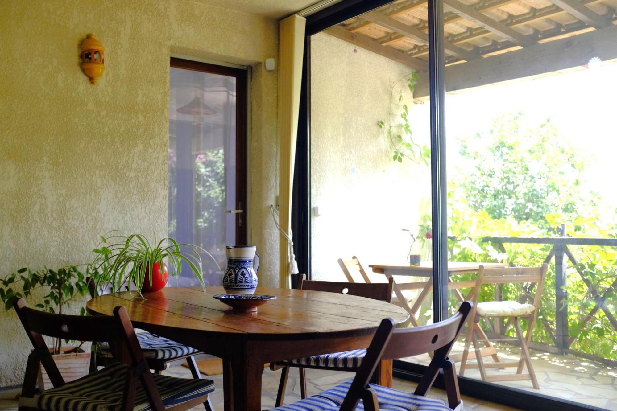 Chambre, Terrasse Et Piscine De L'Impasse Du Pressoir Le Crès Buitenkant foto